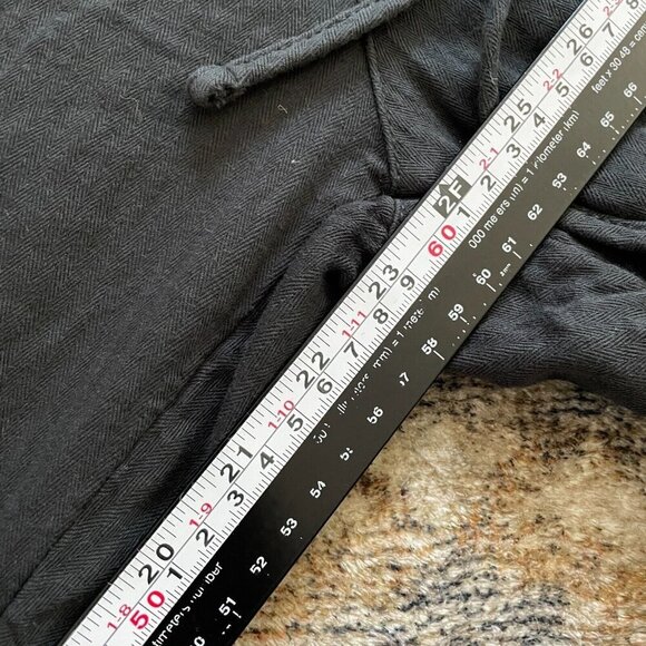 Old Navy NWT Safari Pant Womens Sz L Petite Panther Black Drawstring Beach Comfy - Picture 13 of 14